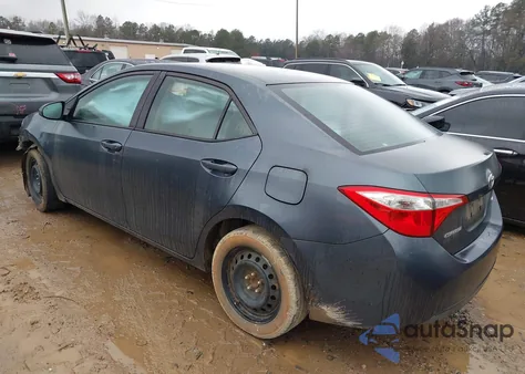 2014 Toyota Corolla Le z USA, uszkodzony, nr VIN 5YFBURHE4EP076707